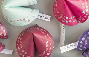 Fun Project Printable: Pretty Paper Fortune Cookies