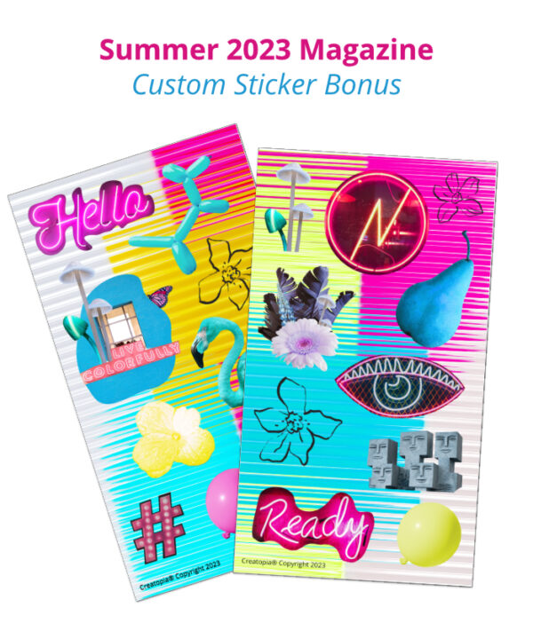 Summer 2023 Magazine Bonus Custom Stickers
