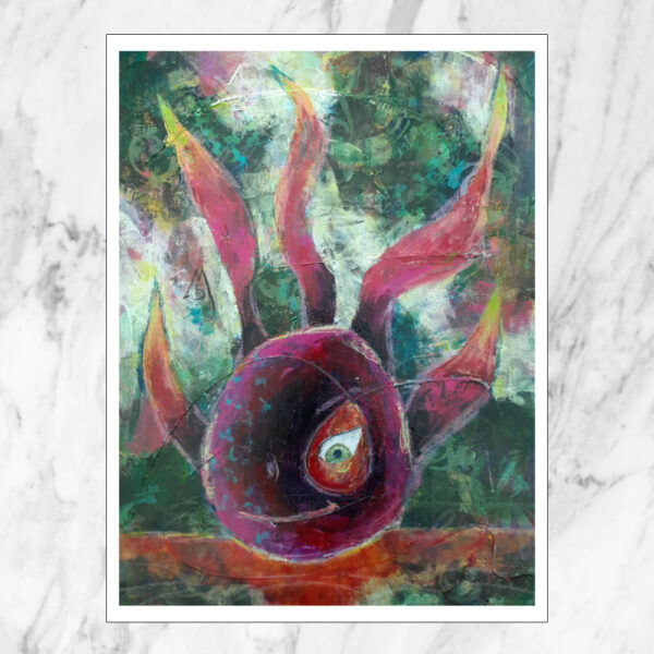 Ember Reproduction of original art by Monette Satterfield